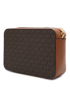 Женская сумка jet set medium MICHAEL MICHAEL KORS коричневого цвета по цене 24550 руб., арт. 32F8GF5M2B | Фото 3 Женская сумка jet set medium MICHAEL MICHAEL KORS коричневого цвета, арт. 32F8GF5M2B | Фото 3 (Сумки-технические: Сумки через плечо; Размер: medium; Ремень/цепочка: На ремешке; Материал: Текстиль, Экокожа)