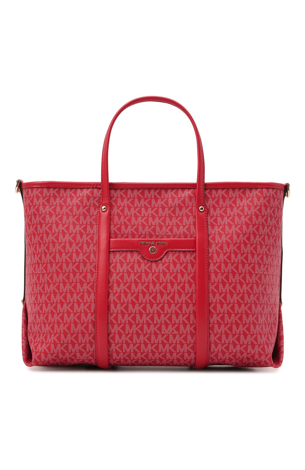 Женский сумка-тоут beck medium MICHAEL MICHAEL KORS красного цвета, арт. 30H0LKNT2B | Фото 1