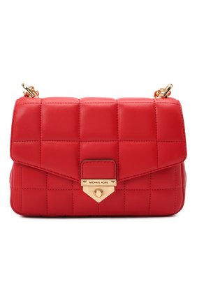 Женская сумка soho small MICHAEL MICHAEL KORS красного цвета по цене 36400 руб., арт. 30H0G1SL1T | Фото 1 Женская сумка soho small MICHAEL MICHAEL KORS красного цвета, арт. 30H0G1SL1T | Фото 1