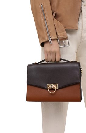 Женская сумка hendrix medium MICHAEL MICHAEL KORS коричневого цвета по цене 33350 руб., арт. 30H0G1HM2L | Фото 2 Женская сумка hendrix medium MICHAEL MICHAEL KORS коричневого цвета, арт. 30H0G1HM2L | Фото 2
