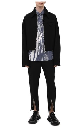 Мужская хлопковая рубашка ALEXANDER MCQUEEN серого цвета по цене 88700 руб., арт. 649707/QQ044 | Фото 2 Мужская хлопковая рубашка ALEXANDER MCQUEEN серого цвета, арт. 649707/QQ044 | Фото 2