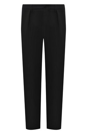 Мужские хлопковые брюки VALENTINO черного цвета, арт. VV3RBG4075Y | Фото 1 (Стили: Минимализм; Случай: Повседневный; Длина (брюки, джинсы): Укороченные; Материал внешний: Хлопок; Региональные ограничения белый список (Axapta Mercury): RU)