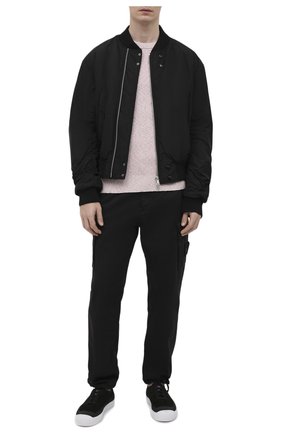 Мужской хлопковый свитер STONE ISLAND светло-розового цвета по цене 30900 руб., арт. 7415507B1 | Фото 2 Мужской хлопковый свитер STONE ISLAND светло-розового цвета, арт. 7415507B1 | Фото 2