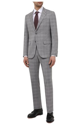 Мужской шерстяной костюм ERMENEGILDO ZEGNA серого цвета по цене 199500 руб., арт. 922075/25M22Y | Фото 1 Мужской шерстяной костюм ERMENEGILDO ZEGNA серого цвета, арт. 922075/25M22Y | Фото 1