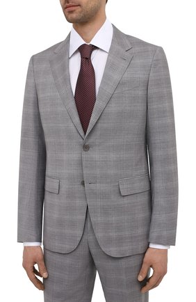 Мужской шерстяной костюм ERMENEGILDO ZEGNA серого цвета по цене 199500 руб., арт. 922075/25M22Y | Фото 2 Мужской шерстяной костюм ERMENEGILDO ZEGNA серого цвета, арт. 922075/25M22Y | Фото 2