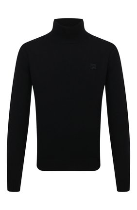 Мужской шерстяной свитер ACNE STUDIOS черного цвета по цене 28500 руб., арт. C60029/M | Фото 1 Мужской шерстяной свитер ACNE STUDIOS черного цвета, арт. C60029/M | Фото 1
