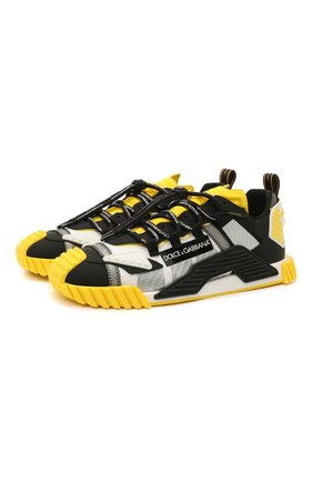 Мужские комбинированные кеды ns1 DOLCE & GABBANA желтого цвета по цене 57150 руб., арт. CS1770/AX392 | Фото 1 Мужские комбинированные кеды ns1 DOLCE & GABBANA желтого цвета, арт. CS1770/AX392 | Фото 1