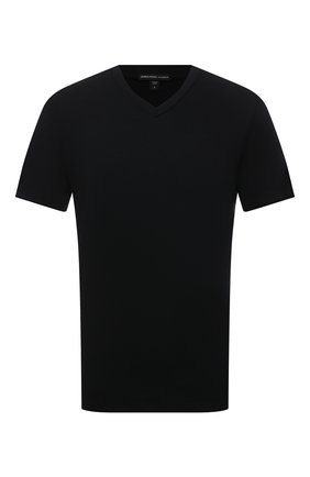 Мужская хлопковая футболка JAMES PERSE черного цвета, арт. MELJ3248 | Фото 1 (Стили: Кэжуэл; Длина (для топов): Стандартные; Рукава: Короткие; Материал внешний: Хлопок; Принт: Без принта)