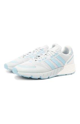 Женские комбинированные кроссовки zx 1k boost ADIDAS ORIGINALS голубого цвета по цене 9620 руб., арт. FY3630 | Фото 1 Женские комбинированные кроссовки zx 1k boost ADIDAS ORIGINALS голубого цвета, арт. FY3630 | Фото 1