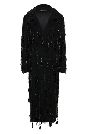 Женское шерстяное пальто DOLCE & GABBANA черного цвета по цене 958000 руб., арт. F0AK1Z/GD0L7 | Фото 1 Женское шерстяное пальто DOLCE & GABBANA черного цвета, арт. F0AK1Z/GD0L7 | Фото 1