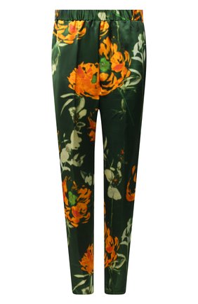Женские брюки из вискозы и шелка DRIES VAN NOTEN зеленого цвета по цене 59950 руб., арт. 211-30909-2089 | Фото 1 Женские брюки из вискозы и шелка DRIES VAN NOTEN зеленого цвета, арт. 211-30909-2089 | Фото 1