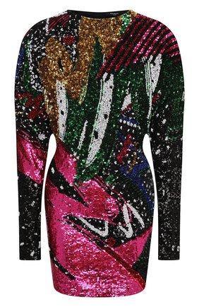 Женское платье с пайетками BALMAIN разноцветного цвета по цене 639000 руб., арт. VF16267/P064 | Фото 1 Женское платье с пайетками BALMAIN разноцветного цвета, арт. VF16267/P064 | Фото 1