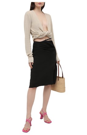 Женская юбка JACQUEMUS черного цвета по цене 38950 руб., арт. 211SK06/103990 | Фото 2 Женская юбка JACQUEMUS черного цвета, арт. 211SK06/103990 | Фото 2