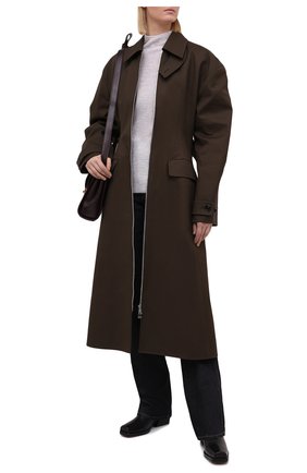 Женская шерстяная водолазка ACNE STUDIOS светло-серого цвета по цене 29950 руб., арт. A60266 | Фото 2 Женская шерстяная водолазка ACNE STUDIOS светло-серого цвета, арт. A60266 | Фото 2