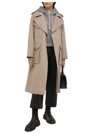 Женский хлопковое худи ACNE STUDIOS светло-серого цвета по цене 29550 руб., арт. CI0009/W | Фото 2 Женский хлопковое худи ACNE STUDIOS светло-серого цвета, арт. CI0009/W | Фото 2