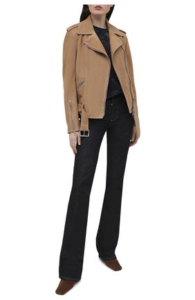 Женская хлопковая футболка SAINT LAURENT разноцветного цвета по цене 37200 руб., арт. 648927/Y36CU | Фото 2 Женская хлопковая футболка SAINT LAURENT разноцветного цвета, арт. 648927/Y36CU | Фото 2