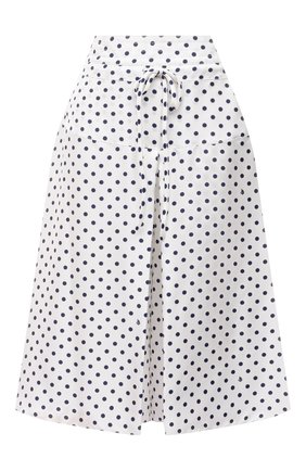 Женские шелковые шорты LANVIN белого цвета по цене 94950 руб., арт. RW-TR512I-4839-P21 | Фото 1 Женские шелковые шорты LANVIN белого цвета, арт. RW-TR512I-4839-P21 | Фото 1