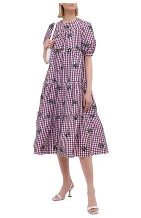 Женское платье REDVALENTINO светло-розового цвета по цене 78550 руб., арт. VR3VAW30/5LM | Фото 2 Женское платье REDVALENTINO светло-розового цвета, арт. VR3VAW30/5LM | Фото 2