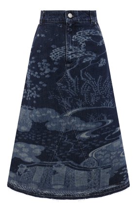 Женская джинсовая юбка REDVALENTINO темно-синего цвета по цене 49950 руб., арт. VR3DD03S/5P0 | Фото 1 Женская джинсовая юбка REDVALENTINO темно-синего цвета, арт. VR3DD03S/5P0 | Фото 1
