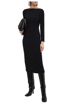 Женское платье VALENTINO черного цвета по цене 179500 руб., арт. VB3VAV9665C | Фото 2 Женское платье VALENTINO черного цвета, арт. VB3VAV9665C | Фото 2