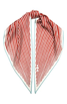 Женский шелковый платок LORO PIANA красного цвета по цене 44900 руб., арт. FAL6131 | Фото 1 Женский шелковый платок LORO PIANA красного цвета, арт. FAL6131 | Фото 1 (Материал: Текстиль, Шелк; Принт: С принтом)