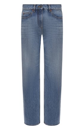 Женские джинсы VALENTINO синего цвета по цене 83900 руб., арт. VB3DD11H559 | Фото 1 Женские джинсы VALENTINO синего цвета, арт. VB3DD11H559 | Фото 1
