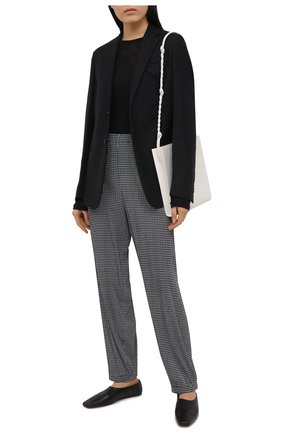 Женская хлопковый лонгслив SAINT LAURENT черного цвета по цене 34050 руб., арт. 631004/YBUD2 | Фото 2 Женская хлопковый лонгслив SAINT LAURENT черного цвета, арт. 631004/YBUD2 | Фото 2