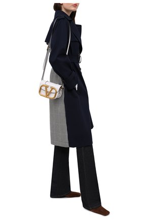 Женский хлопковый тренч ALEXANDER MCQUEEN темно-синего цвета по цене 262000 руб., арт. 652987/QFAAH | Фото 2 Женский хлопковый тренч ALEXANDER MCQUEEN темно-синего цвета, арт. 652987/QFAAH | Фото 2