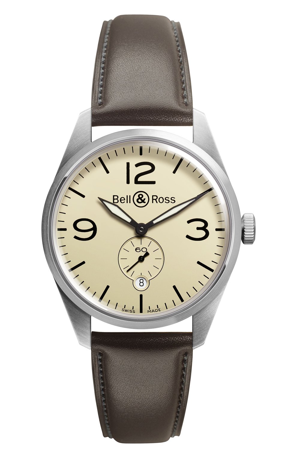 Мужские часы original beige BELL & ROSS бежевого цвета, арт. BRV123-BEI-ST/SCA | Фото 1