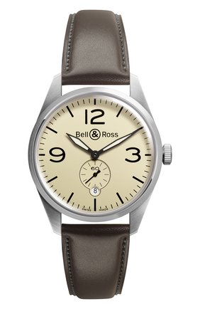 Мужские часы original beige BELL & ROSS бежевого цвета по цене 236000 руб., арт. BRV123-BEI-ST/SCA | Фото 1 Мужские часы original beige BELL & ROSS бежевого цвета, арт. BRV123-BEI-ST/SCA | Фото 1