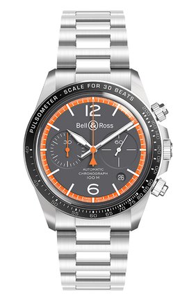 Мужские часы "v2-94 garde-cotes" BELL & ROSS серого цвета по цене 420000 руб., арт. BRV294-ORA-ST/SST | Фото 1 Мужские часы "v2-94 garde-cotes" BELL & ROSS серого цвета, арт. BRV294-ORA-ST/SST | Фото 1