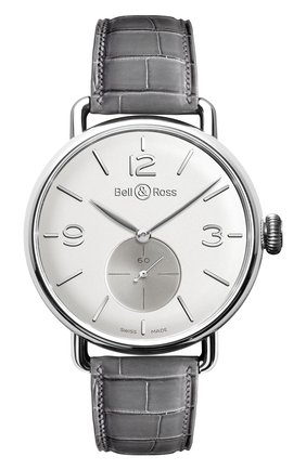 Мужские часы argentium opalin BELL&ROSS бесцветного цвета, арт. BRWW1-ME-AG-OP/SCR | Фото 1 (Материал корпуса: Другое; Цвет циферблата: Белый; Механизм: Автомат)