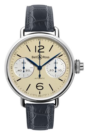 Мужские часы chronographe monopoussoir ivory BELL & ROSS бежевого цвета по цене 720000 руб., арт. BRWW1-MONO-IVO/SCR | Фото 1 Мужские часы chronographe monopoussoir ivory BELL & ROSS бежевого цвета, арт. BRWW1-MONO-IVO/SCR | Фото 1