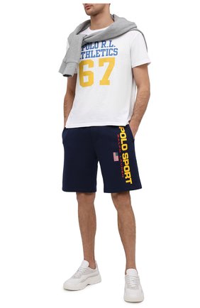 Мужская хлопковая футболка POLO RALPH LAUREN белого цвета по цене 7995 руб., арт. 710839219 | Фото 2 Мужская хлопковая футболка POLO RALPH LAUREN белого цвета, арт. 710839219 | Фото 2