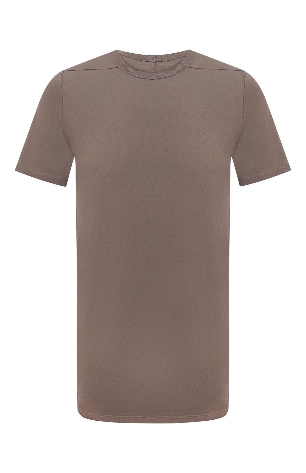 Мужская светло-коричневая хлопковая футболка RICK OWENS купить в ...