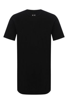 Мужская футболка из вискозы и шелка RICK OWENS черного цвета по цене 28800 руб., арт. RU21S6264/JS | Фото 1 Мужская футболка из вискозы и шелка RICK OWENS черного цвета, арт. RU21S6264/JS | Фото 1