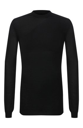 Мужской водолазка из шерсти и хлопка RICK OWENS черного цвета по цене 77750 руб., арт. RU21S6636/KSASH | Фото 1 Мужской водолазка из шерсти и хлопка RICK OWENS черного цвета, арт. RU21S6636/KSASH | Фото 1