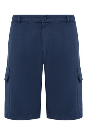 Мужские шорты из хлопка и льна LORO PIANA синего цвета по цене 56800 руб., арт. FAL6339 | Фото 1 Мужские шорты из хлопка и льна LORO PIANA синего цвета, арт. FAL6339 | Фото 1 (Материал внешний: Хлопок, Лен; Принт: Без принта; Длина Шорты М: До колена; Мужское Кросс-КТ: Шорты-одежда; Стили: Кэжуэл; Региональные ограничения белый список (Axapta Mercury): RU; Силуэт М (брюки): Карго; Случай: Повседневный)