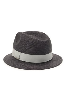 Мужская шляпа ERMENEGILDO ZEGNA темно-коричневого цвета по цене 36450 руб., арт. Z9I13/B9P | Фото 2 Мужская шляпа ERMENEGILDO ZEGNA темно-коричневого цвета, арт. Z9I13/B9P | Фото 2