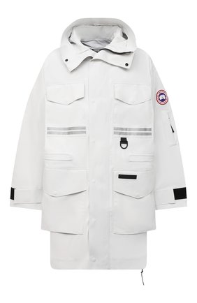 Мужской плащ mogan CANADA GOOSE белого цвета по цене 152500 руб., арт. 8808MC | Фото 1 Мужской плащ mogan CANADA GOOSE белого цвета, арт. 8808MC | Фото 1 (Материал внешний: Синтетический материал; Мужское Кросс-КТ: Плащ-верхняя одежда; Рукава: Длинные; Материал подклада: Синтетический материал; Стили: Спорт-шик, Гранж; Длина (верхняя одежда): До середины бедра)