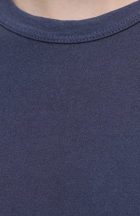 Мужская хлопковый лонгслив JAMES PERSE темно-синего цвета, арт. MLJ3351 | Фото 5 (Рукава: Длинные; Принт: Без принта; Длина (для топов): Стандартные; Материал внешний: Хлопок; Стили: Кэжуэл)