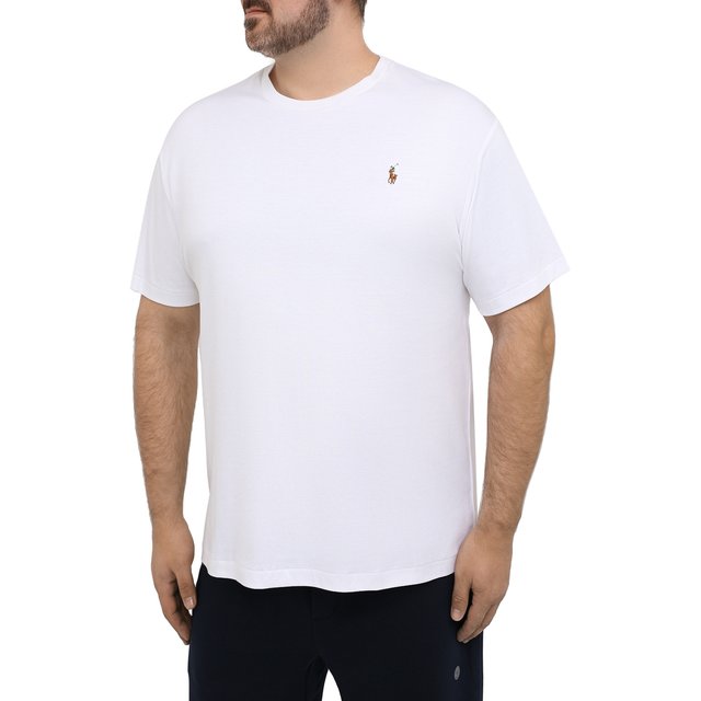 фото Хлопковая футболка polo ralph lauren
