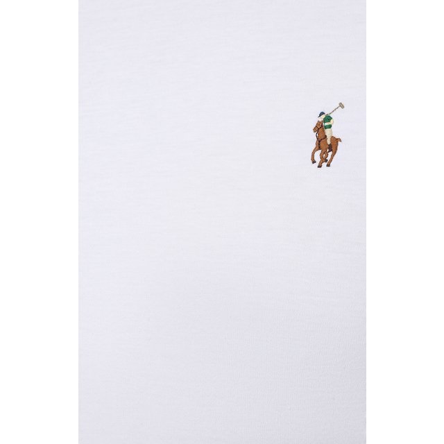 фото Хлопковая футболка polo ralph lauren