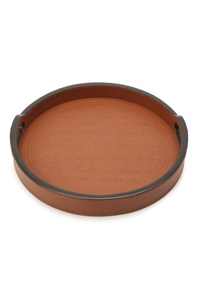 Кожаный поднос cantwell RALPH LAUREN коричневого цвета, арт. 680556657 | Фото 1