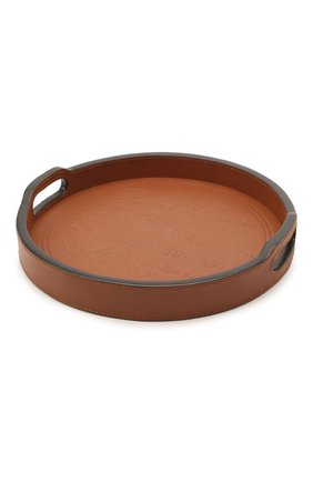 Кожаный поднос cantwell RALPH LAUREN коричневого цвета, арт. 680556657 | Фото 2