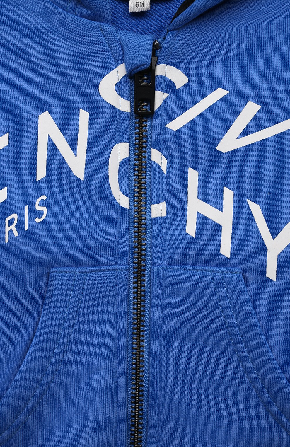 Детский хлопковая толстовка GIVENCHY синего цвета по цене 22600 руб., арт. H05155 | Фото 3 Детский хлопковая толстовка GIVENCHY синего цвета, арт. H05155 | Фото 3