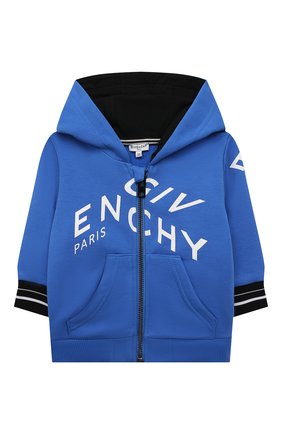 Детский хлопковая толстовка GIVENCHY синего цвета по цене 26500 руб., арт. H05155 | Фото 1 Детский хлопковая толстовка GIVENCHY синего цвета, арт. H05155 | Фото 1 (Материал внешний: Хлопок; Рукава: Длинные; Региональные ограничения белый список (Axapta Mercury): RU; Кросс-КТ НВ: Толстовки; Ростовка одежда: 12 мес | 80 см, 18 мес | 86 см, 24 мес | 92 см, 36 мес | 98 см, 6 мес | 68 см, 9 мес | 74 см)
