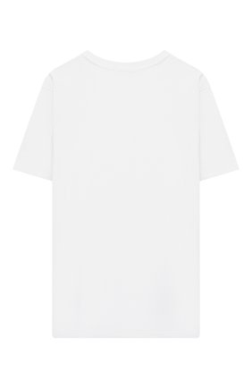 Детская хлопковая футболка MSGM KIDS белого цвета по цене 5310 руб., арт. MS027586 | Фото 2 Детская хлопковая футболка MSGM KIDS белого цвета, арт. MS027586 | Фото 2