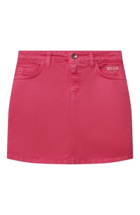 Детская джинсовая юбка MSGM KIDS розового цвета по цене 11900 руб., арт. MS026859 | Фото 1 Детская джинсовая юбка MSGM KIDS розового цвета, арт. MS026859 | Фото 1