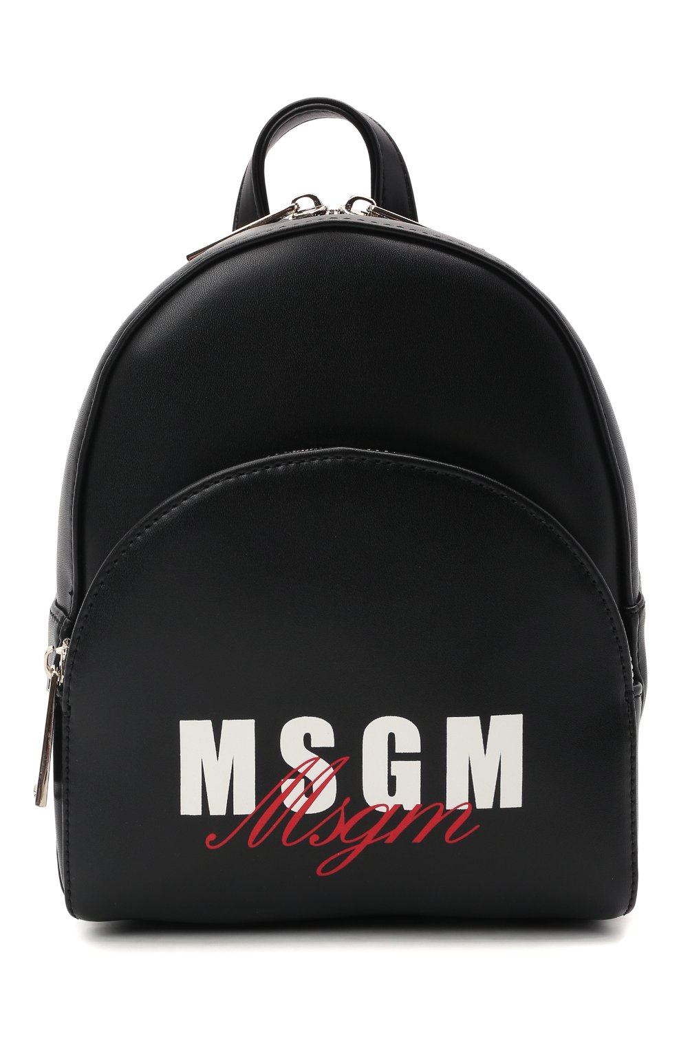 Детская рюкзак MSGM KIDS черного цвета, арт. MS026858 | Фото 1 (Региональные ограничения белый список (Axapta Mercury): RU; Материал: Экокожа)